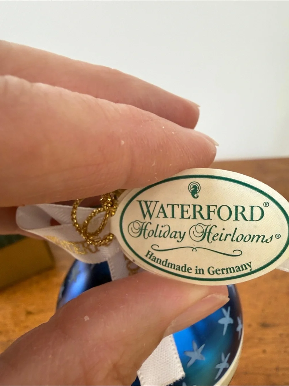 Waterford patriotic ornament